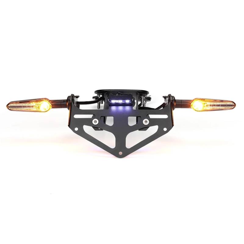 XINWELZ Kennzeichenhalter Motorrad Kompatibel Mit MT-09 Für SP 2021-2022 Kennzeichenhalter Motorrad-Kotflügel-Eliminator-Kit Eliminator-Registrierungshalterung(Bundle B) von XINWELZ
