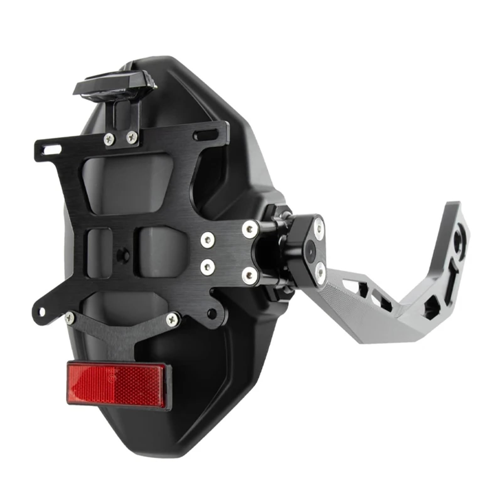 XINWELZ Kennzeichenhalter Motorrad Kompatibel Mit MT-09 Für V3.0 Für Tracer9 Für 9GT 2022-2023 Motorrad-Rücklichthalter, Hintere Halterung, Kotflügel-Beseitigungs-Kit-Halterung(Black (with Holder)) XINWELZ Kennzeichenhalter Motorrad Kompatibel Mit MT-09 Für V3.0 Für Tracer9 Für 9GT 2022-2023 Motorrad-Rücklichthalter, Hintere Halterung, Kotflügel-Beseitigungs-Kit-Halterung(Black (with Holder)) von XINWELZ