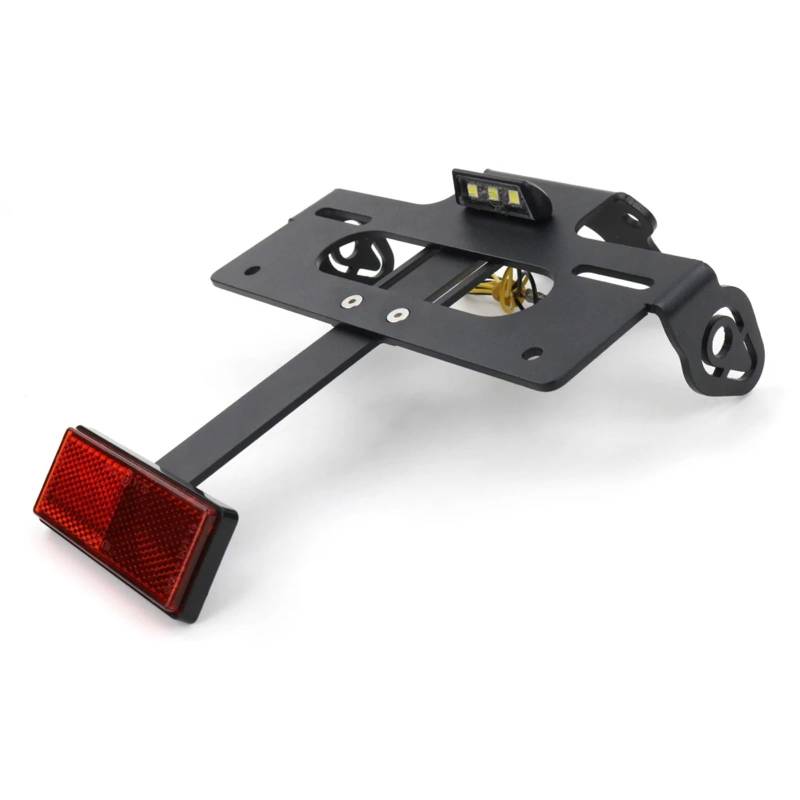 XINWELZ Kennzeichenhalter Motorrad Kompatibel Mit MT-125 2020-2024 Motorrad-Kennzeichenhalterhalterung, Heckklappe, Kotflügel-Eliminierungsset von XINWELZ
