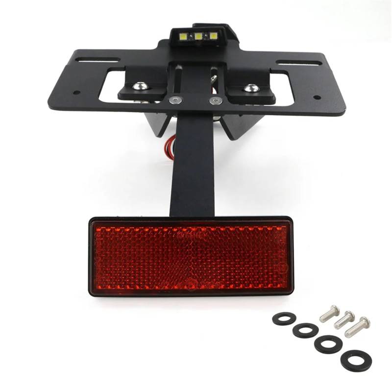 XINWELZ Kennzeichenhalter Motorrad Kompatibel Mit RS Für Tuono Für 660 2021-2024 Motorrad-Heckkotflügel-Eliminator-Kennzeichenhalterhalterung von XINWELZ