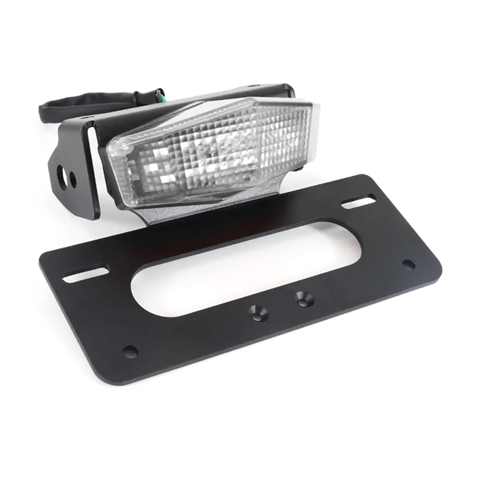 XINWELZ Kennzeichenhalter Motorrad Kompatibel Mit Suzuki Für DRZ400 Für DRZ400S Für DRZ400SM 2005-2021 Für DRZ400E 2008-2021 Heckkotflügel-Eliminierungskit Kennzeichenhalter(Clear) von XINWELZ