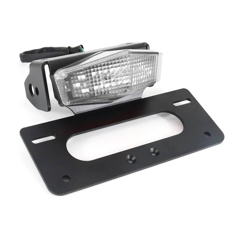 XINWELZ Kennzeichenhalter Motorrad Kompatibel Mit Suzuki Für DRZ400 Für DRZ400S Für DRZ400SM 2005-2021 Für DRZ400E 2008-2021 Heckkotflügel-Eliminierungskit Kennzeichenhalter(Clear) von XINWELZ
