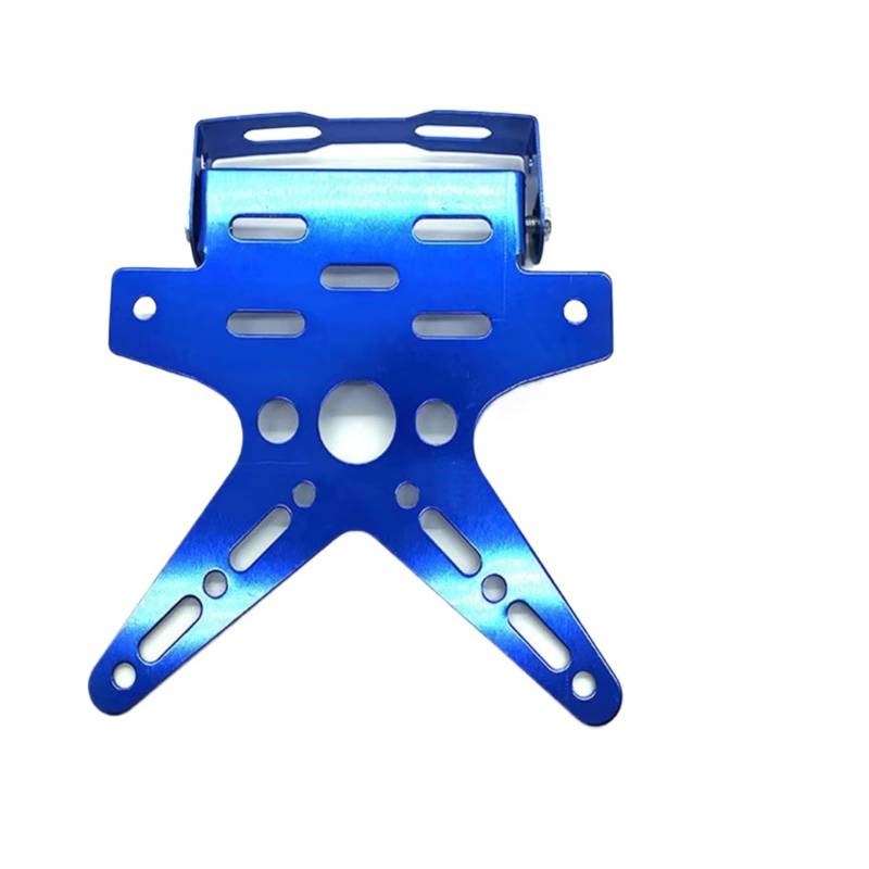 XINWELZ Kennzeichenhalter Motorrad Kompatibel Mit Suzuki Für GSXR1000 Für GSXR600 Für GSXR750 Für GSR600 Für GSR750 Für GSX-S750. Verstellbarer Kennzeichenhalter Für Motorräder(Blue) von XINWELZ