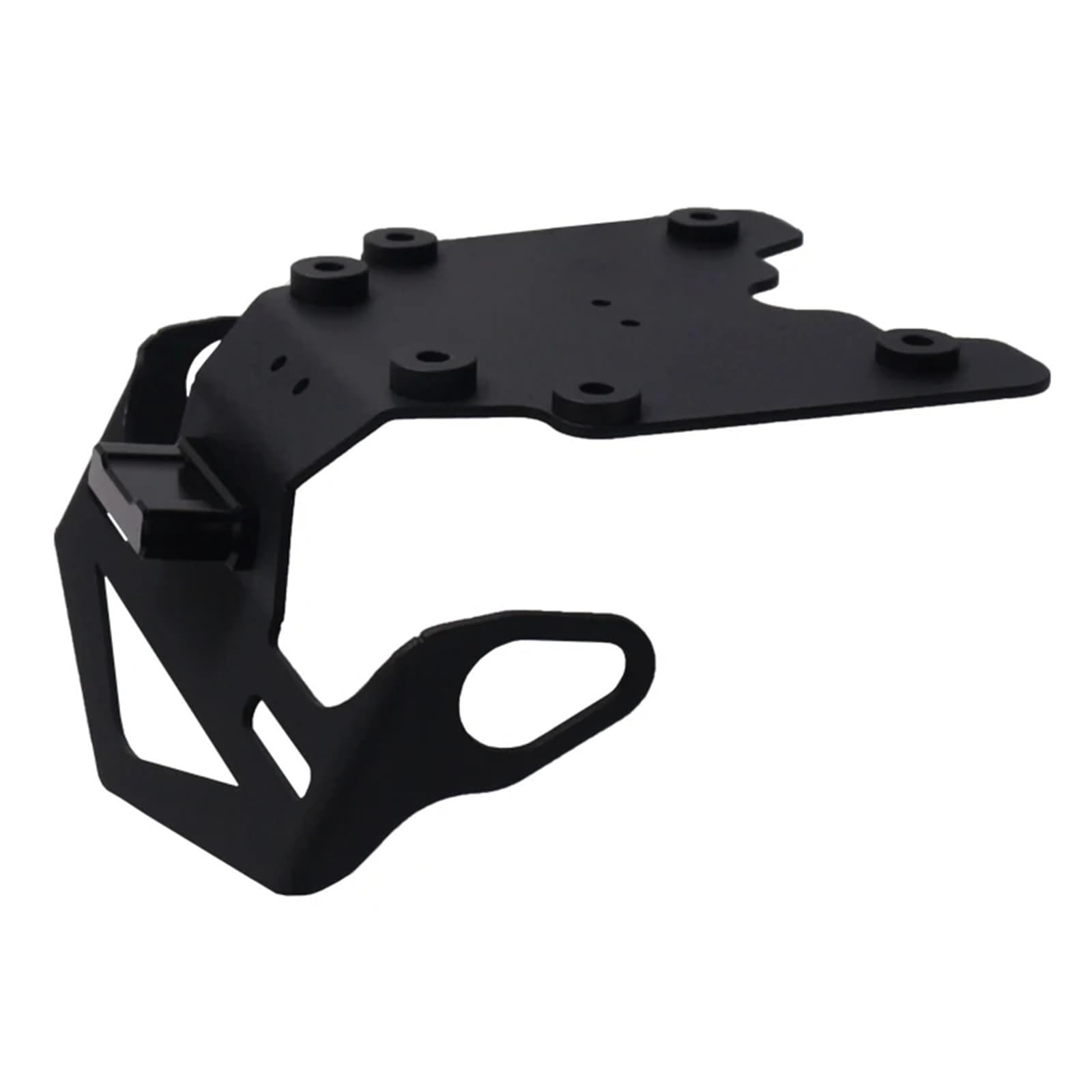 XINWELZ Kennzeichenhalter Motorrad Kompatibel Mit XTZ700 Für XT700Z Für Tenere Für 700 Für T7 2019-2022 Verstellbarer Motorrad-Rücklichthalter Universelle Hintere Halterung(No Signal) von XINWELZ