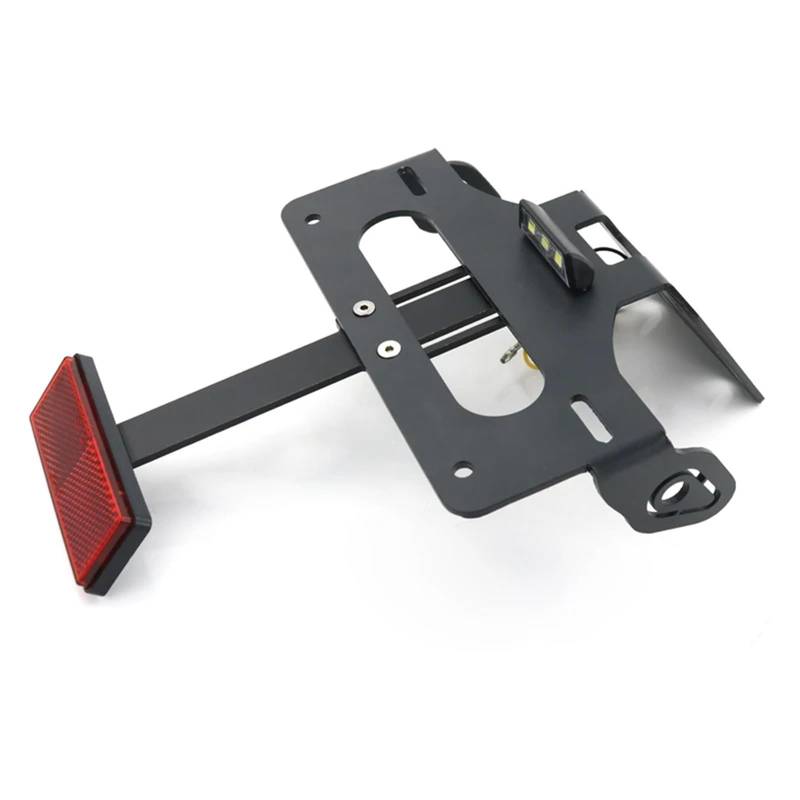 XINWELZ Kennzeichenhalter Motorrad Kompatibel Mit YZFR15 Für R150 2008-2023 Motorradzubehör Heckkotflügel-Eliminierungssatz Kennzeichenhalterhalterung(with Reflector) von XINWELZ