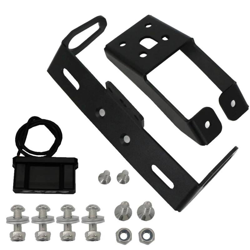 XINWELZ Kennzeichenhalter Motorrad Kompatibel Mit ZX-10R Für Ninja 2008-2010 Einstellbarer Motorrad-Rücklichthalter, Ersatz-Kit Für Die Hintere Halterung. von XINWELZ