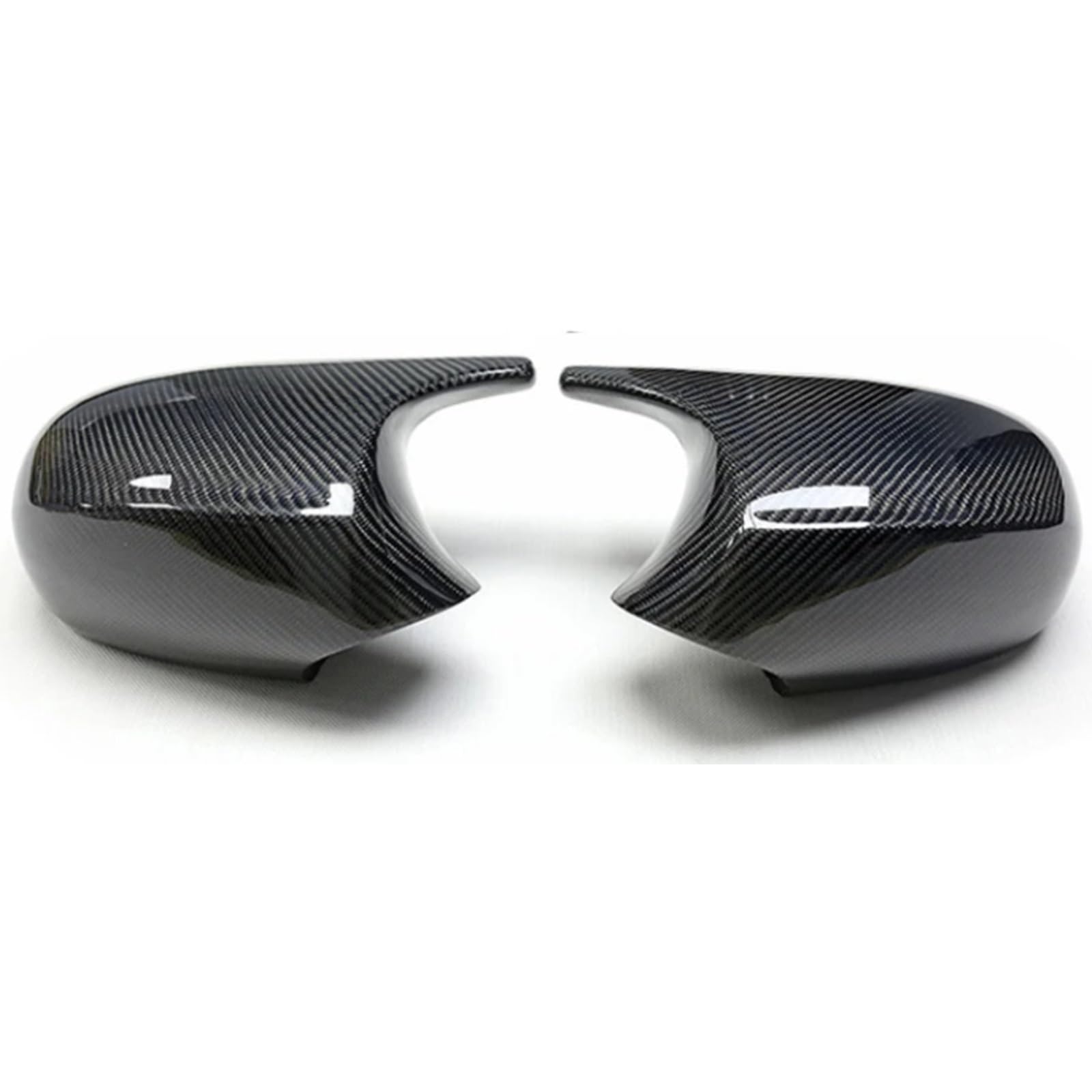 XINWELZ Kompatibel Mit Für E92 E93 2010 2011 2012 2013 Rückspiegelabdeckungen Rückspiegelgehäuse Aus Kohlefasermuster Rückspiegel Kappe(Black Carbon,A) von XINWELZ