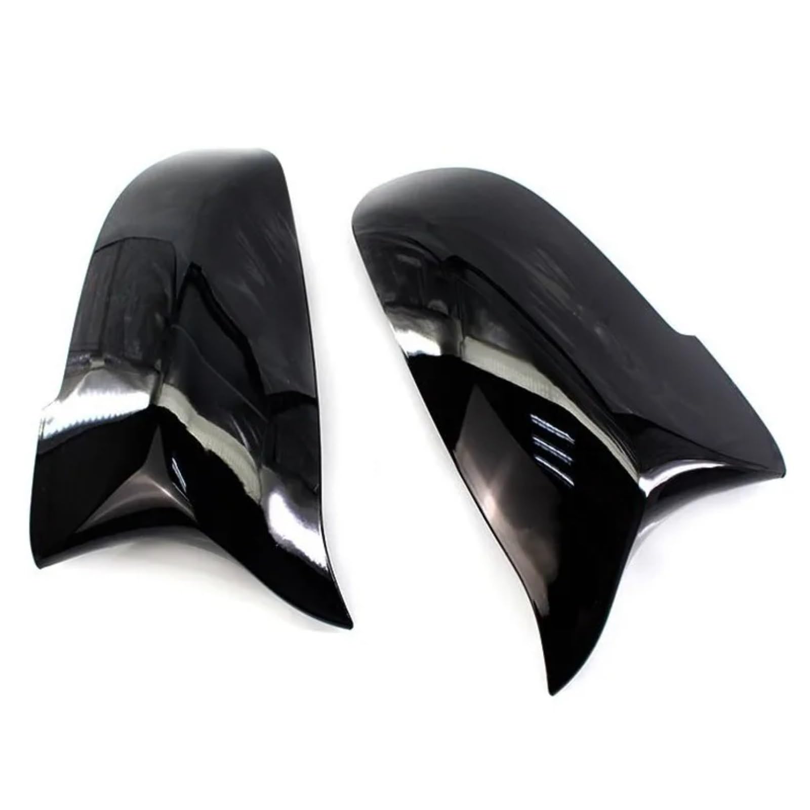 XINWELZ Kompatibel Mit Für F01 F02 2013 2014 2015, Carbonfaser-Musteroptik, Schwarzes Auto-Rückspiegel-Auto Für Außenspiegel-Abdeckungen Und -Kappen Rückspiegel Kappe(Black) von XINWELZ