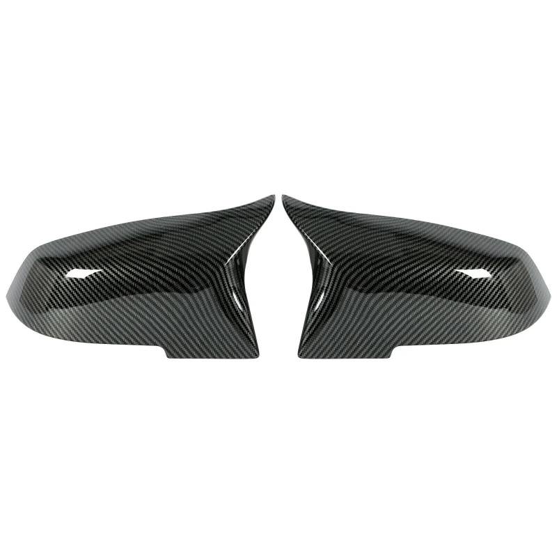 XINWELZ Kompatibel Mit Für F30 F31 320i 328i 330i 335i Für Sedan Touring 2012 2013 2014 2015 2016 2017 2018 2019 2020 Kfz-Außenspiegel Rückspiegel Kappe(Black Carbon) von XINWELZ