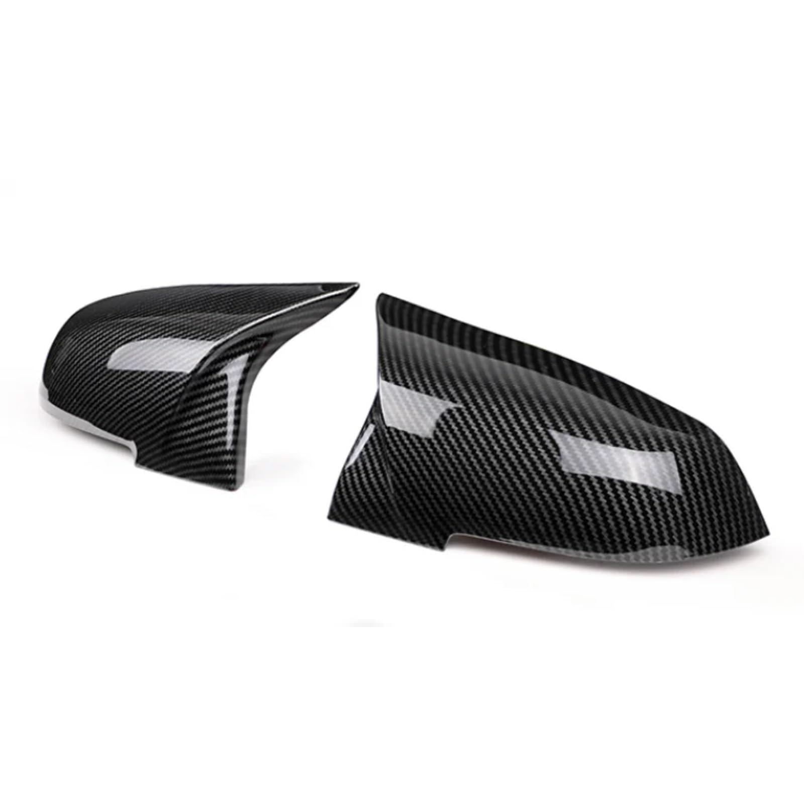 XINWELZ Kompatibel Mit Für X1 E84 2013 2014 2015, 2-teilige Rückspiegel-Abdeckkappe Mit Schwarzem Carbon-Muster, Abdeckungen Für Auto-Außenspiegel Rückspiegel Kappe(Black Carbon) von XINWELZ