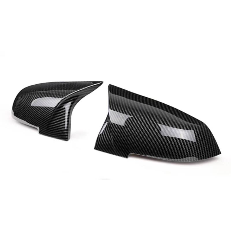 XINWELZ Kompatibel Mit Für X1 E84 2013 2014 2015, 2-teilige Rückspiegel-Abdeckkappe Mit Schwarzem Carbon-Muster, Abdeckungen Für Auto-Außenspiegel Rückspiegel Kappe(Black Carbon) von XINWELZ