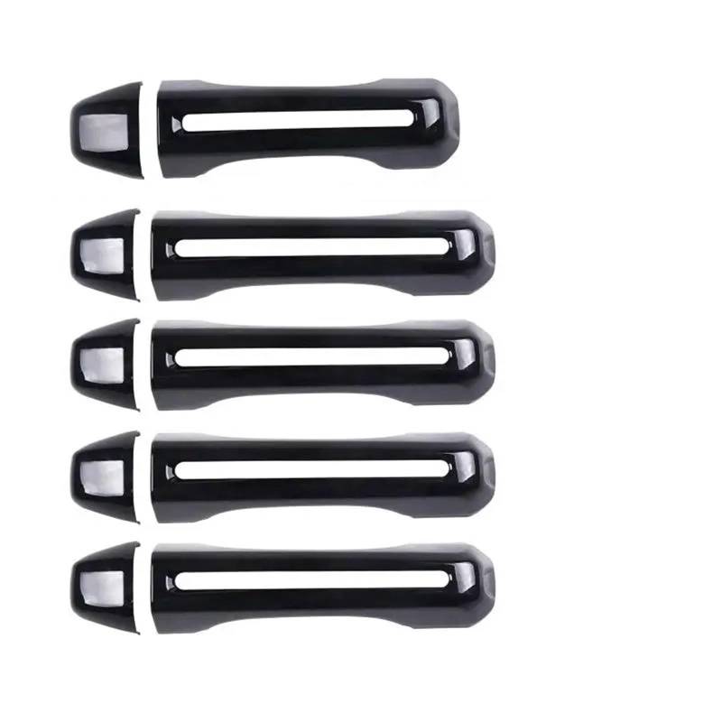XINWELZ Kompatibel Mit Jeep Für Wrangler JL 2018 2019 2020 2021 Autozubehör Auto Außentürgriff Dekorationsschale Auto Türgriffabdeckung(Black) von XINWELZ