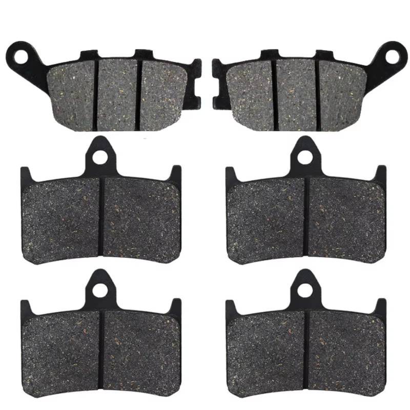 XINWELZ Motorrad ATV Bremsbeläge Kompatibel Mit CB 900 F 2002 2003 2004 2005 2006 2007 Für VTR 1000 F 1998 1999 2000 2001 2002 2003 2004 2005 Motorrad Vorne Hinten Bremsbelag(Front and Rear) von XINWELZ