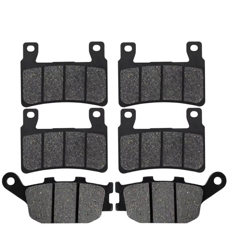 XINWELZ Motorrad ATV Bremsbeläge Kompatibel Mit CBR 900 RR Für Fireblade 1998 1999 2000 2001 2002 2003 Für RVT 1000 R / RC51 2000 2001 2002 2003 2004 2005 2006 Bremsbelag Vorne Hinten(Front and Rear) von XINWELZ