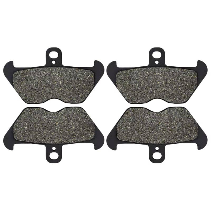 XINWELZ Motorrad ATV Bremsbeläge Kompatibel Mit R 850 C ABS 1997 1998 1999 2000 Für R 850 GS 1996 1997 1998 1999 2000 Hintere Bremsbeläge Motorradbremse Vorne Und Hinten(2 Pairs Front) von XINWELZ