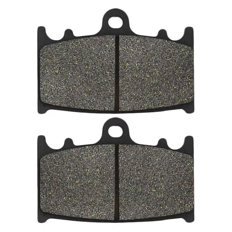 XINWELZ Motorrad ATV Bremsbeläge Kompatibel Mit ZR400 Für Zephyr G 1997 1998 1999 2000 2001 Für ZX6R Für ZX600F 1995 1996 1997 Motorrad Vorne Hinten Bremsbelag(Rear) von XINWELZ