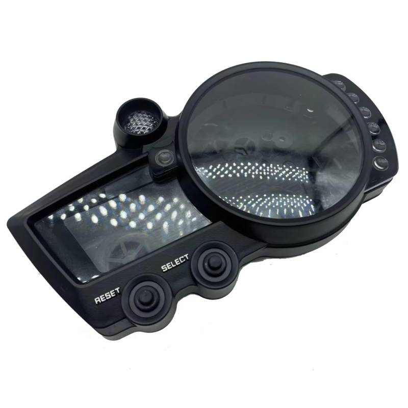 XINWELZ Motorrad Instrumentengehäuse Kompatibel Mit Yamaha Für YZF R1 2002 2003 Für R6 2003 2004 2005 Für R6S 2008 2009 Tachometer Kilometerzähler Instrumentengehäuse Abdeckung Drehzahlmesser(1 Set) von XINWELZ