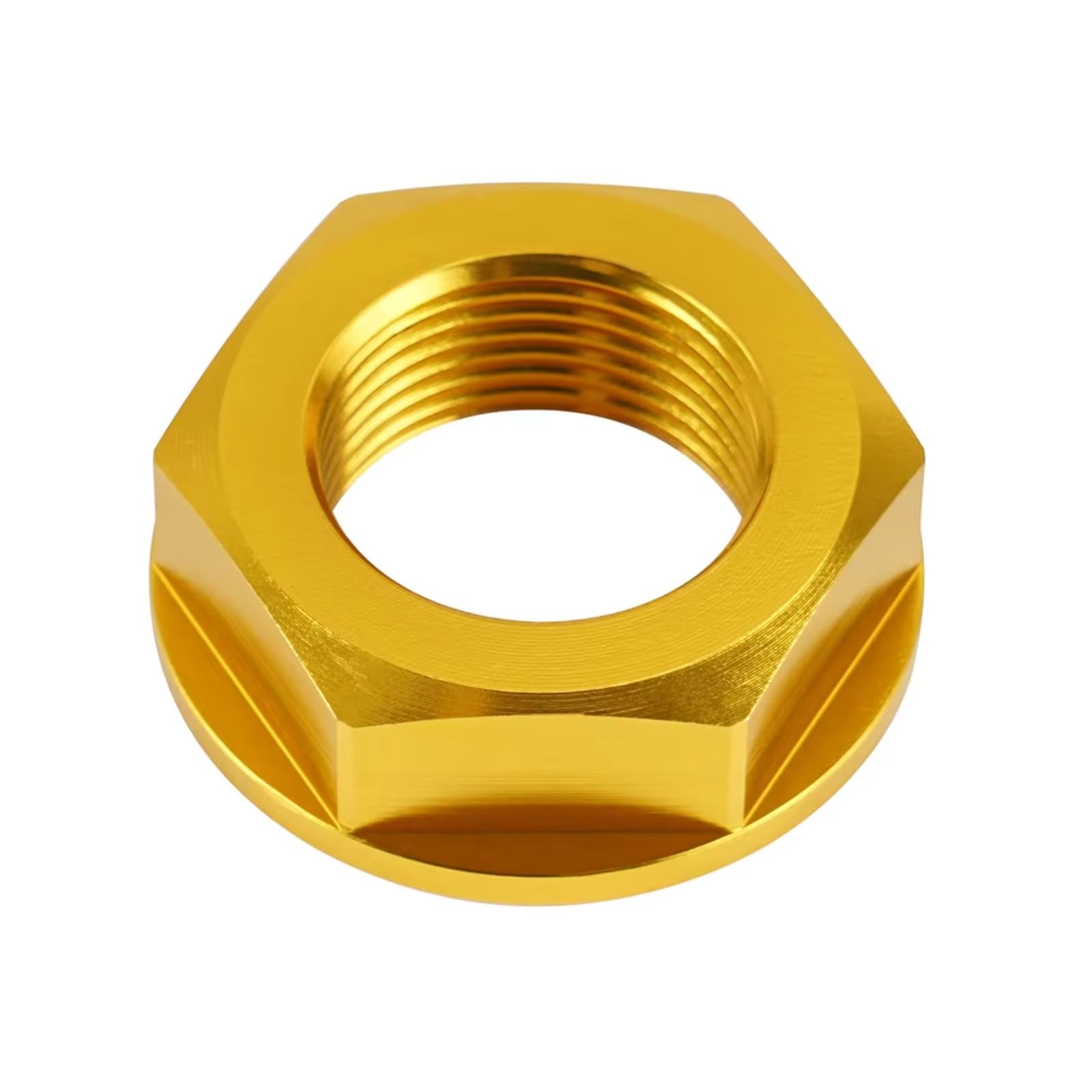 XINWELZ Motorrad Muttern Kompatibel Mit CR125R Für CR250R Für CRF250R Motorrad Zubehör Hinterrad Achse Welle Lock Mutter Schraube Felge(Yellow) von XINWELZ