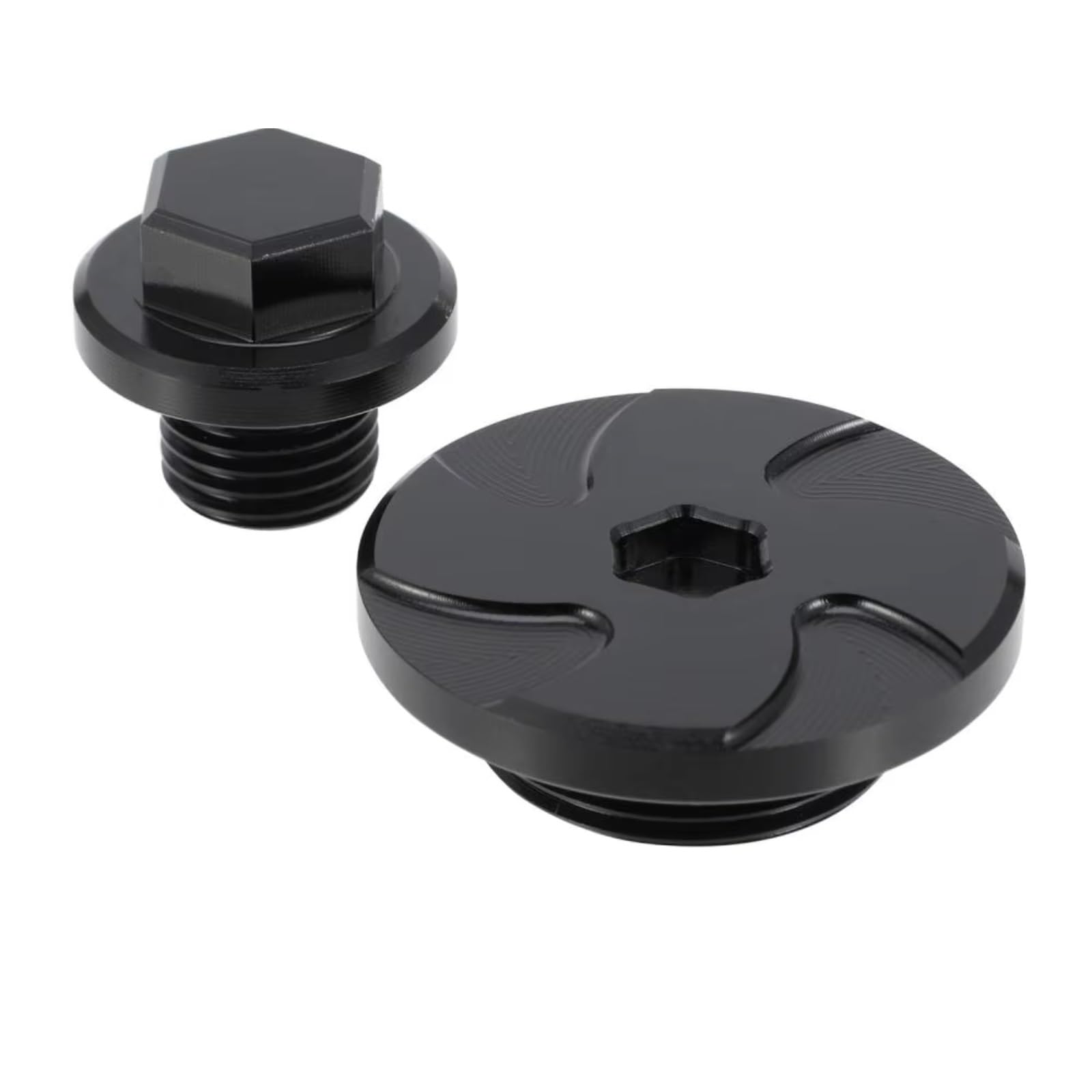 XINWELZ Motorrad Muttern Kompatibel Mit Für KLX110 Für KLX110L 2010–2024. Motorrad-Schrauben, Motor-Timing-Stecker, Bolzen-Set, Schrauben Und Muttern-Set(Black) von XINWELZ