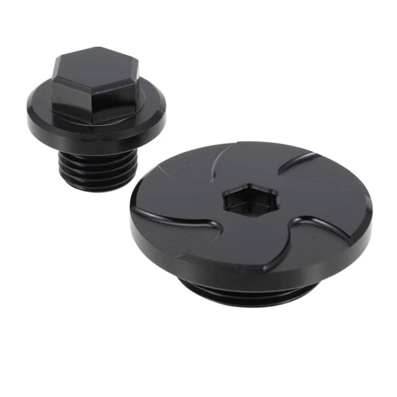 XINWELZ Motorrad Muttern Kompatibel Mit Für KLX110 Für KLX110L 2010–2024. Motorrad-Schrauben, Motor-Timing-Stecker, Bolzen-Set, Schrauben Und Muttern-Set(Black) von XINWELZ