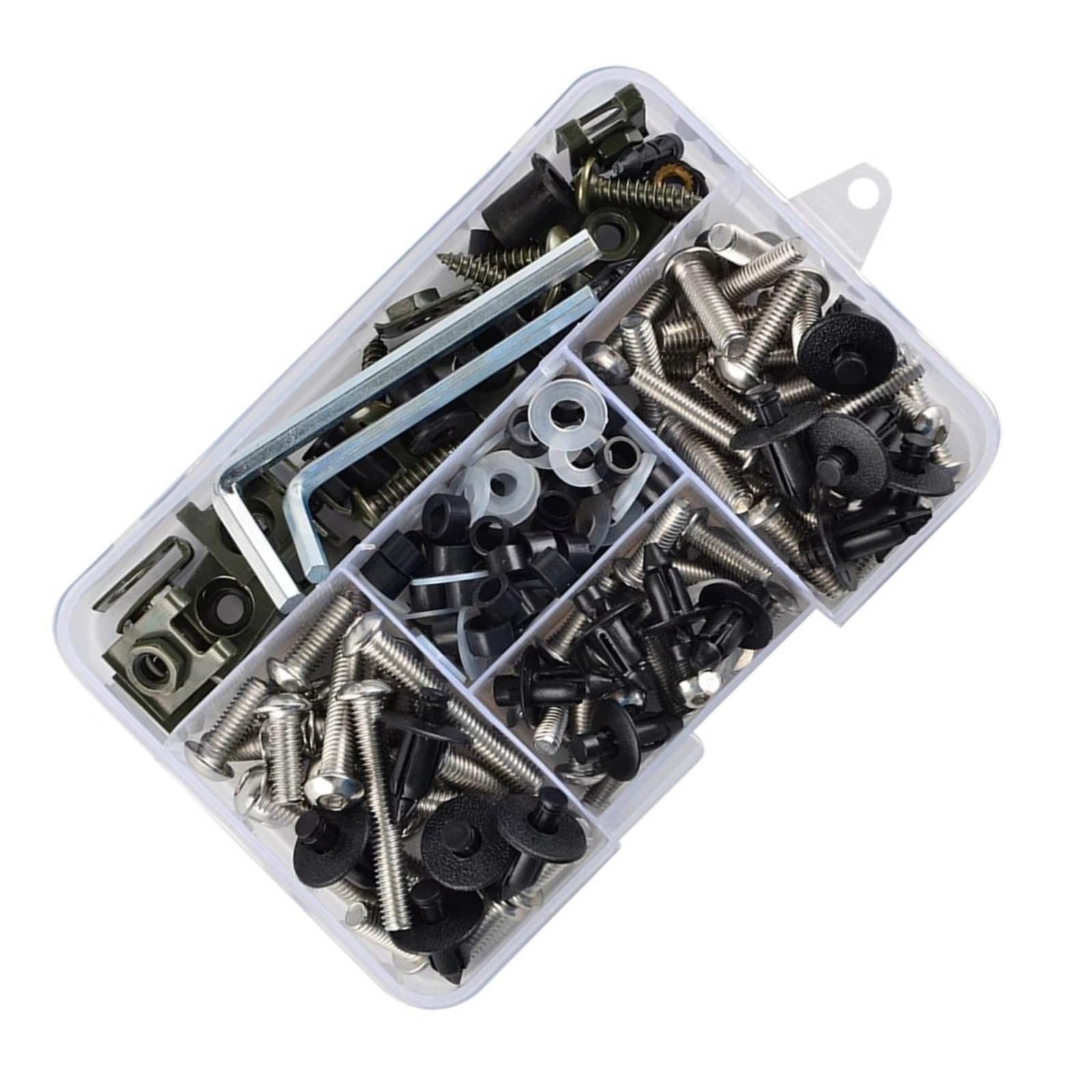 XINWELZ Motorrad Muttern Kompatibel Mit Suzuki Für TL1000R 1999 2000 2001 2002 Für TL1000S 1997 2001 Motorradzubehör Schrauben Und Muttern Set Karosserie Verkleidungsschrauben(C 195pcs) von XINWELZ
