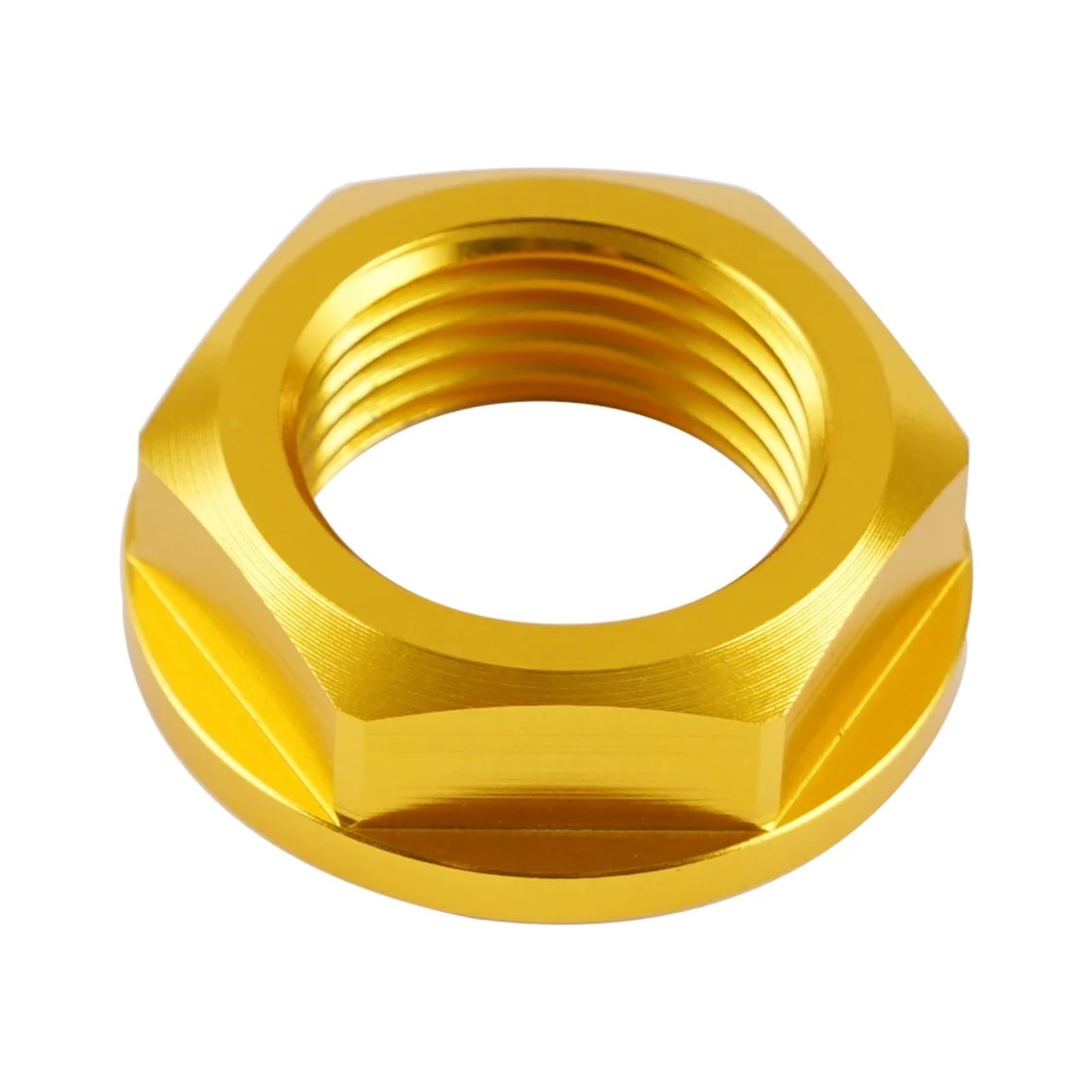 XINWELZ Motorrad Muttern Kompatibel Mit YZ250F Für YZ450F Für YZ250FX Für YZ450FX Motorrad Zubehör Vorne Links Rechts Achse Welle Lock Mutter(Yellow) von XINWELZ