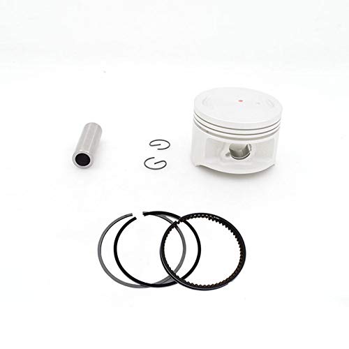 XIOSOIAHOU Kolbenring Motorrad 57mm 14mm Pin-Kolbenring-Kit Fit for Suzuki GN125 GS125 EN125-2A EN125HU K157FMI Flachkolbenmotortorteile von XIOSOIAHOU