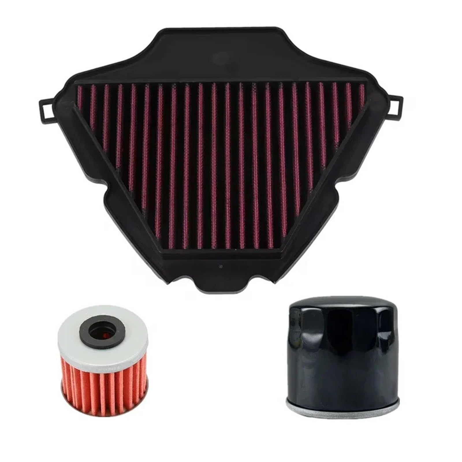 Motorrad High Flow Luftfilter DVT Ölfilter for X-ADV750 FORZA750 NSS750 NC750X 2021-2024 Ansaugreiniger Zubehör(A - Set) von XIXOJHCL