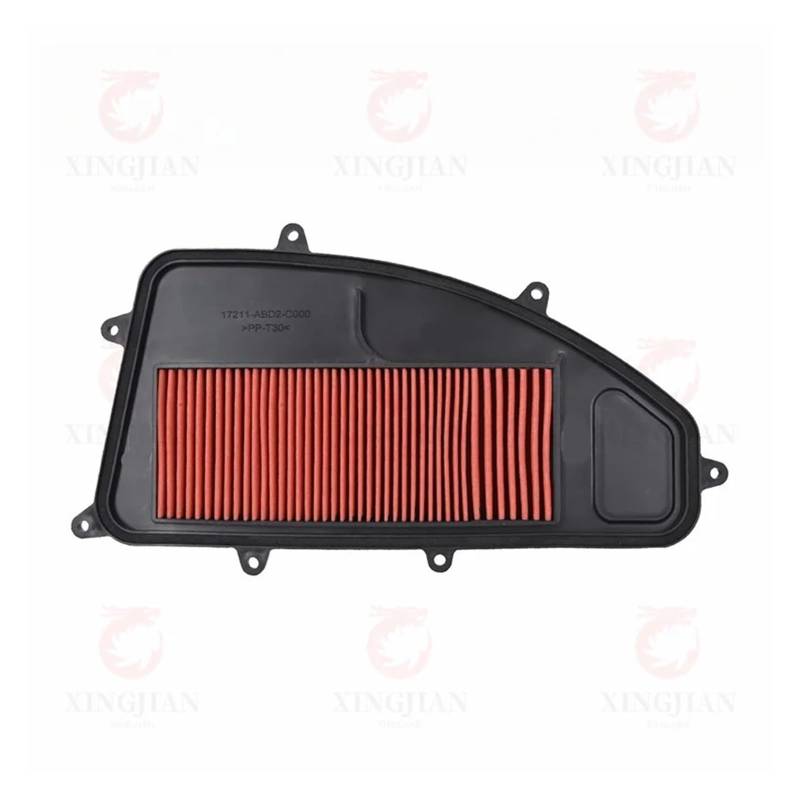 Motorrad High Flow Luftfilter for X-Stadt 250 CT300i 2016-2022 Agility 300i 2019-2021 Rowing250 Xciting300i CT250(Red) von XIXOJHCL
