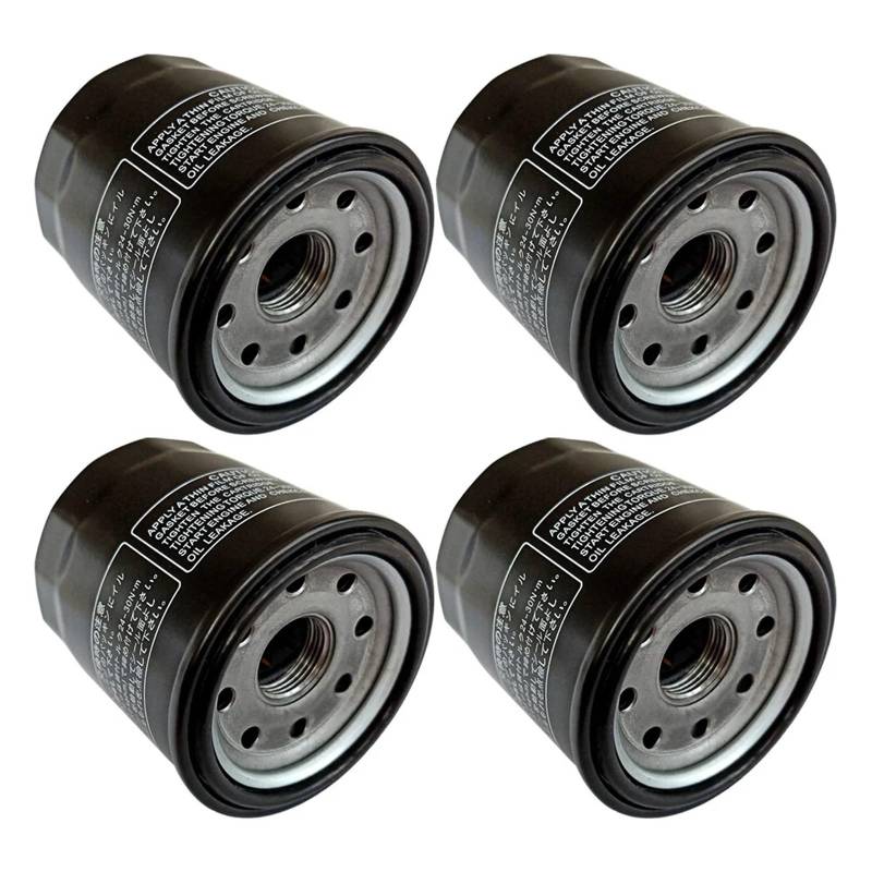 Motorrad Ölfilter Motorfilter for Tiger 1200 GT XR XCX XCA 1200 Tiger Rally Pro Trophy SE 2012-2023 2024(4pc) von XIXOJHCL