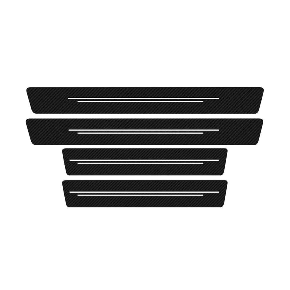 4 Stück Auto Kohlefaser Einstiegsleisten Schutz für Ford Mustang Convertible V 2009-2012, Türschweller Schutzstreifen Auto Einstiegsleisten Schutzfolie 4 Stück Auto Kohlefaser Einstiegsleisten Schutz für Ford Mustang Convertible V 2009-2012, Türschweller Schutzstreifen Auto Einstiegsleisten Schutzfolie von XIYUANFA