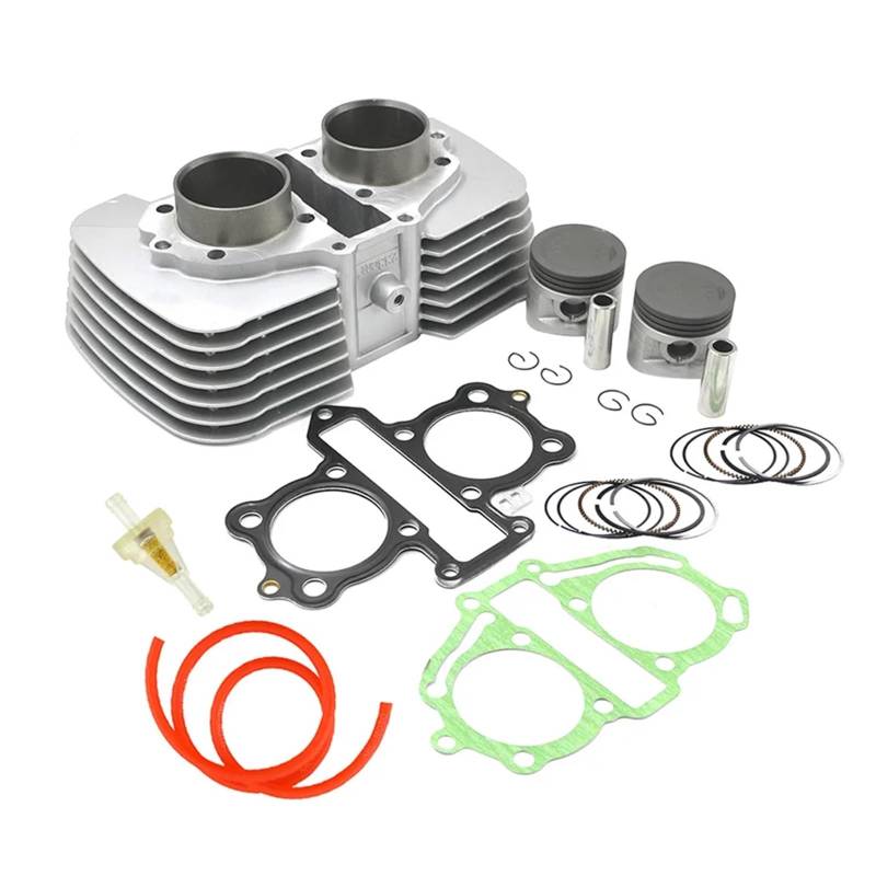 53mm Zylinder Kolben Ringe Dichtung Öl Rohr Kraftstoff Filter for CA250 CMX250 1996-2011 CMX250C Rebel 250 1996-2015 CA CMX 250 C von XJFXXJIY