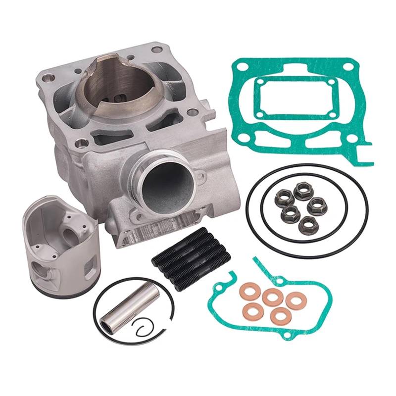 Motorrad 54mm Luftzylinderblock & Kolbenringe & Zylinderdichtungssatz for YZ125 2005-2022 1C3-11351-00-00 1C3-11311-00(Cylinder Kit) von XJFXXJIY