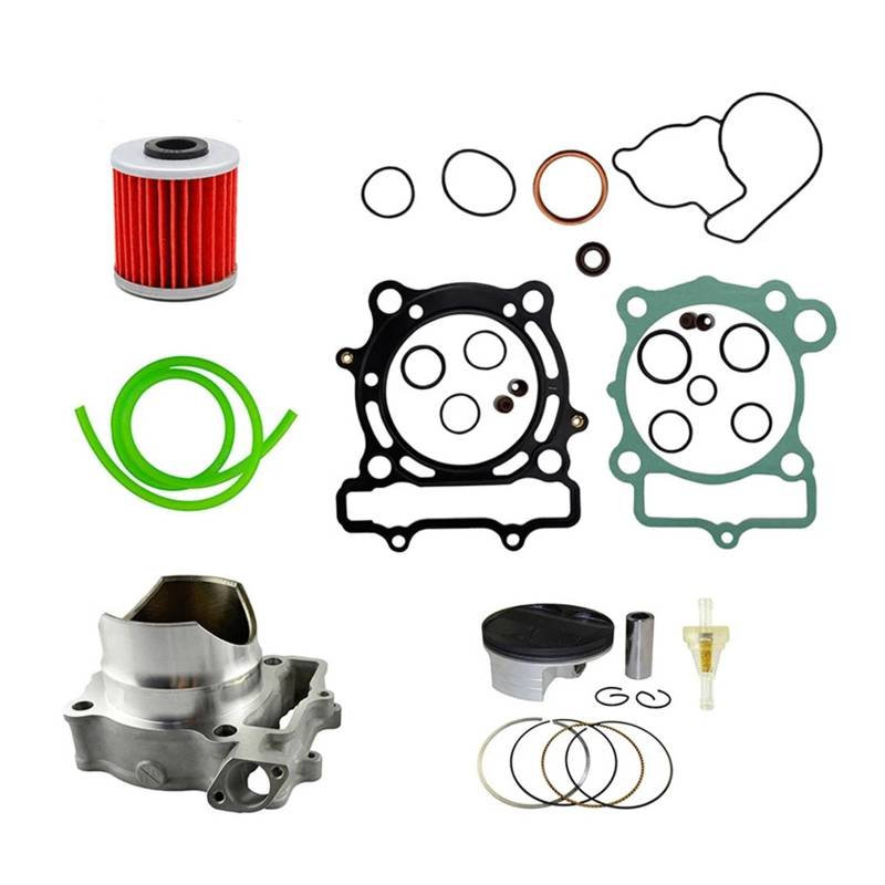 Motorrad STD 77mm Zylinder Kolben Ringe Dichtungen Kit for KXF250 KX250F 2004-2008 for RMZ250 RMZ 250 04-06 von XJFXXJIY