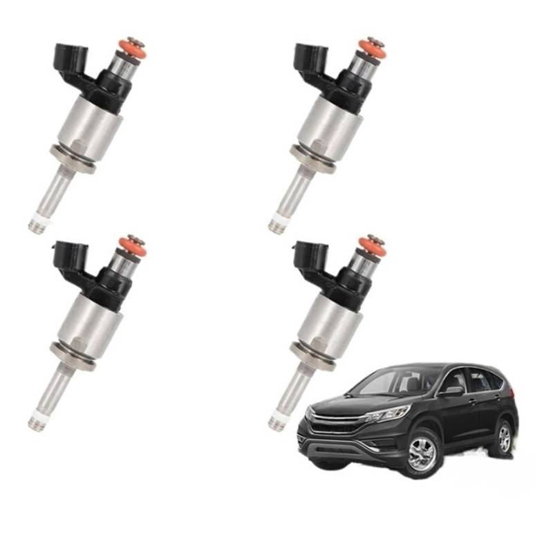 XJPZFC 164505A2A01 160105A2305 164505LAA01 4-teilige Einspritzdüsen, kompatibel mit Honda CRV 2015–2017, präzisionsgefertigt, leistungsstarker Direktersatz(16450-5A2-A01-4PCS) von XJPZFC