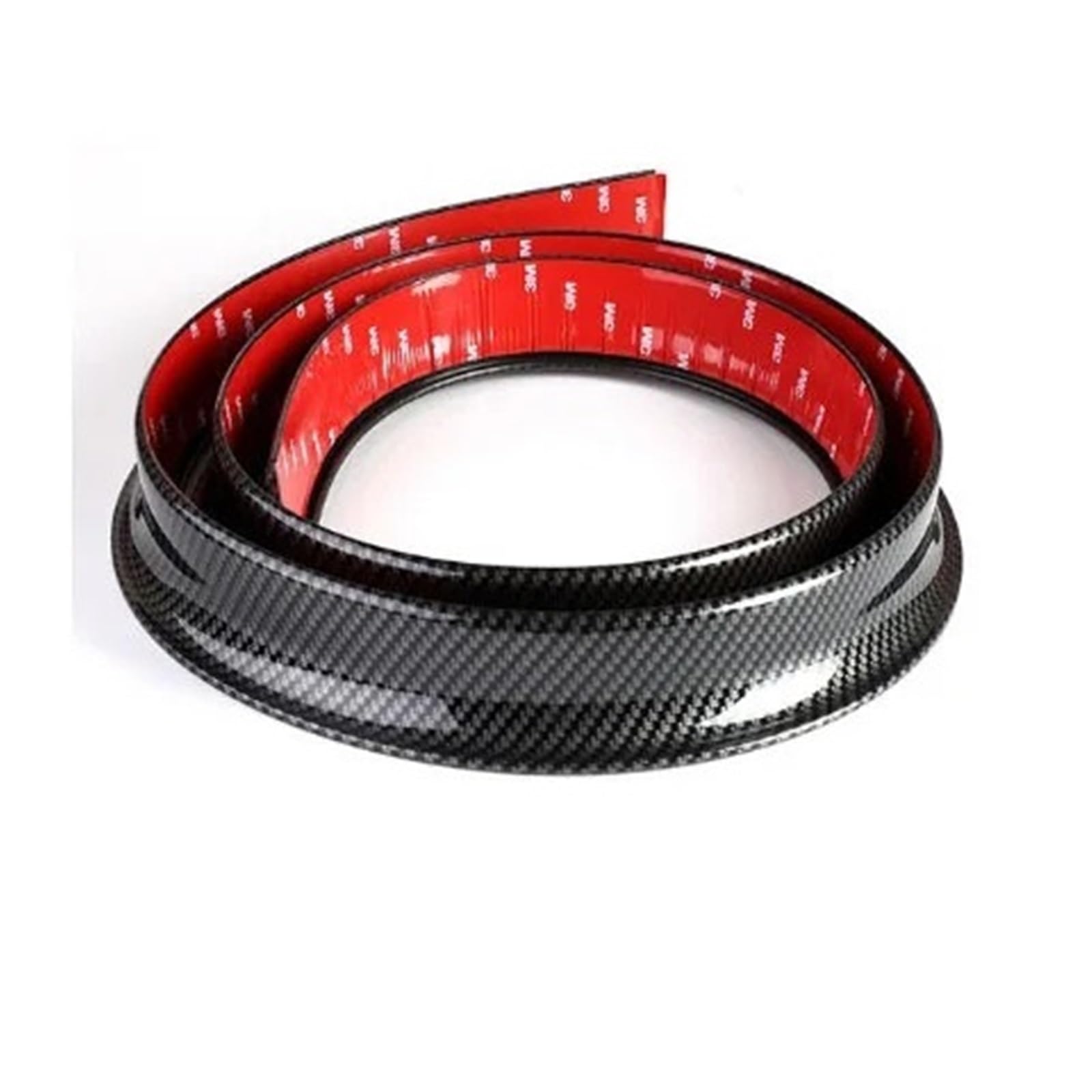 XJPZFC Auto Universal Kotflügelverbreiterungen Radkästen Flügel Expander Bogen Augenbraue Kotflügel Lippe Body Kit Schutzabdeckung Kotflügel Zubehör(2cm Carbon Black) von XJPZFC