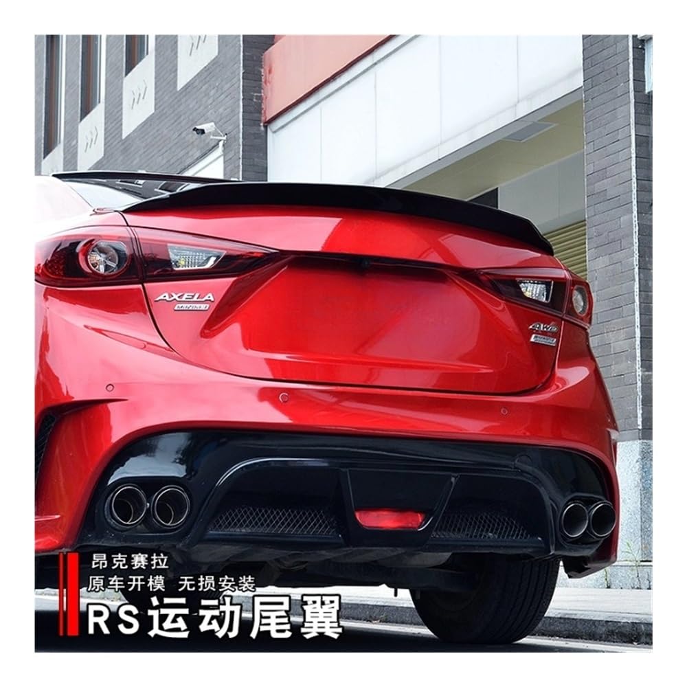 XJPZFC Spoiler kompatibel for Mazda 3 Axela Limousine 4 Türen 2014-2017, pneumatisches Heckflügel-Gurt-Montagewerkzeug, leichtes Design, einfach zu installierendes Bodykit-Zubehör XJPZFC Spoiler kompatibel for Mazda 3 Axela Limousine 4 Türen 2014-2017, pneumatisches Heckflügel-Gurt-Montagewerkzeug, leichtes Design, einfach zu installierendes Bodykit-Zubehör von XJPZFC