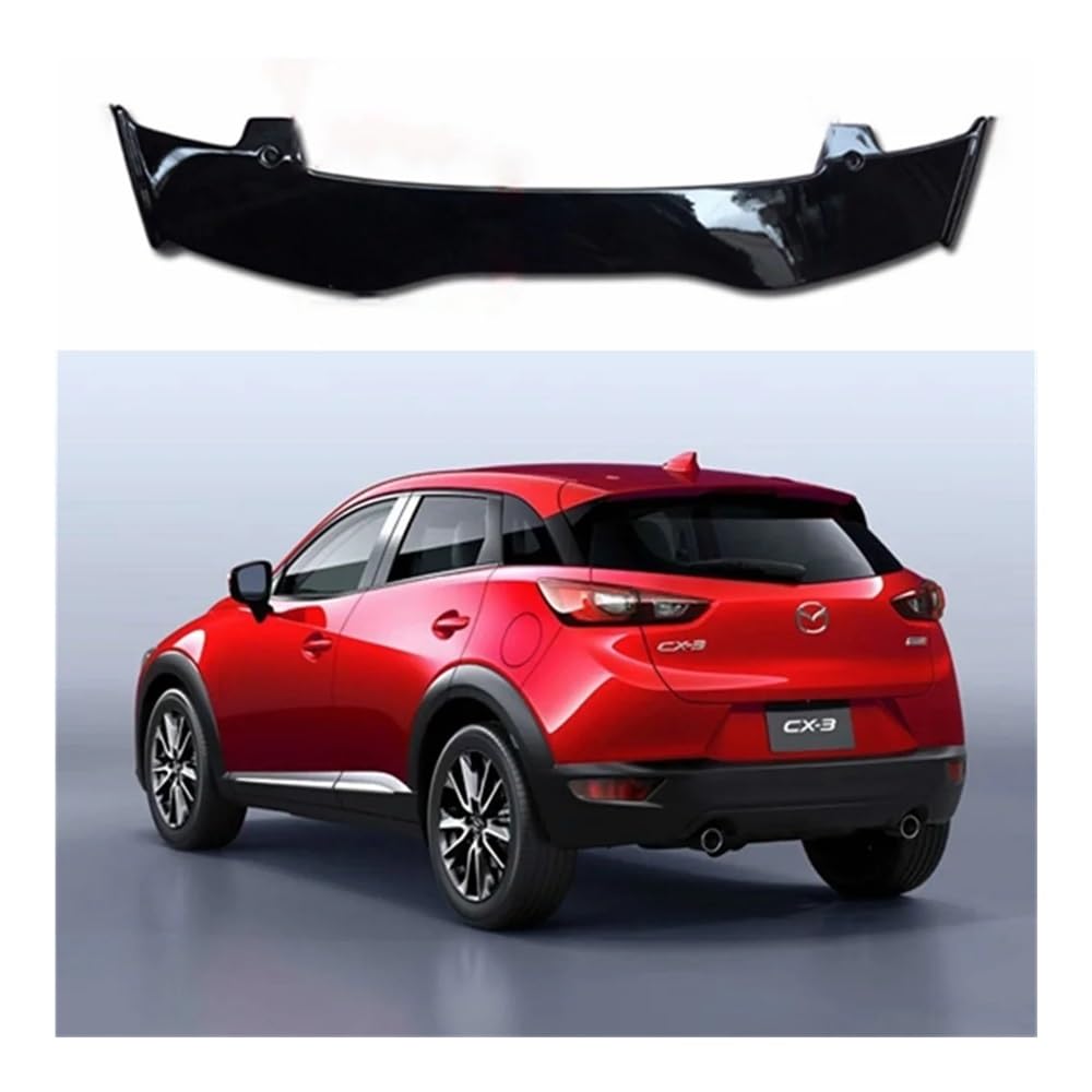 XJPZFC Spoiler kompatibel for Mazda CX-3 2014–2018, pneumatisches Heckflügel-Gurt-Montagewerkzeug, leichtes Design, einfach zu installierendes Bodykit-Zubehör(CF Pattern) von XJPZFC