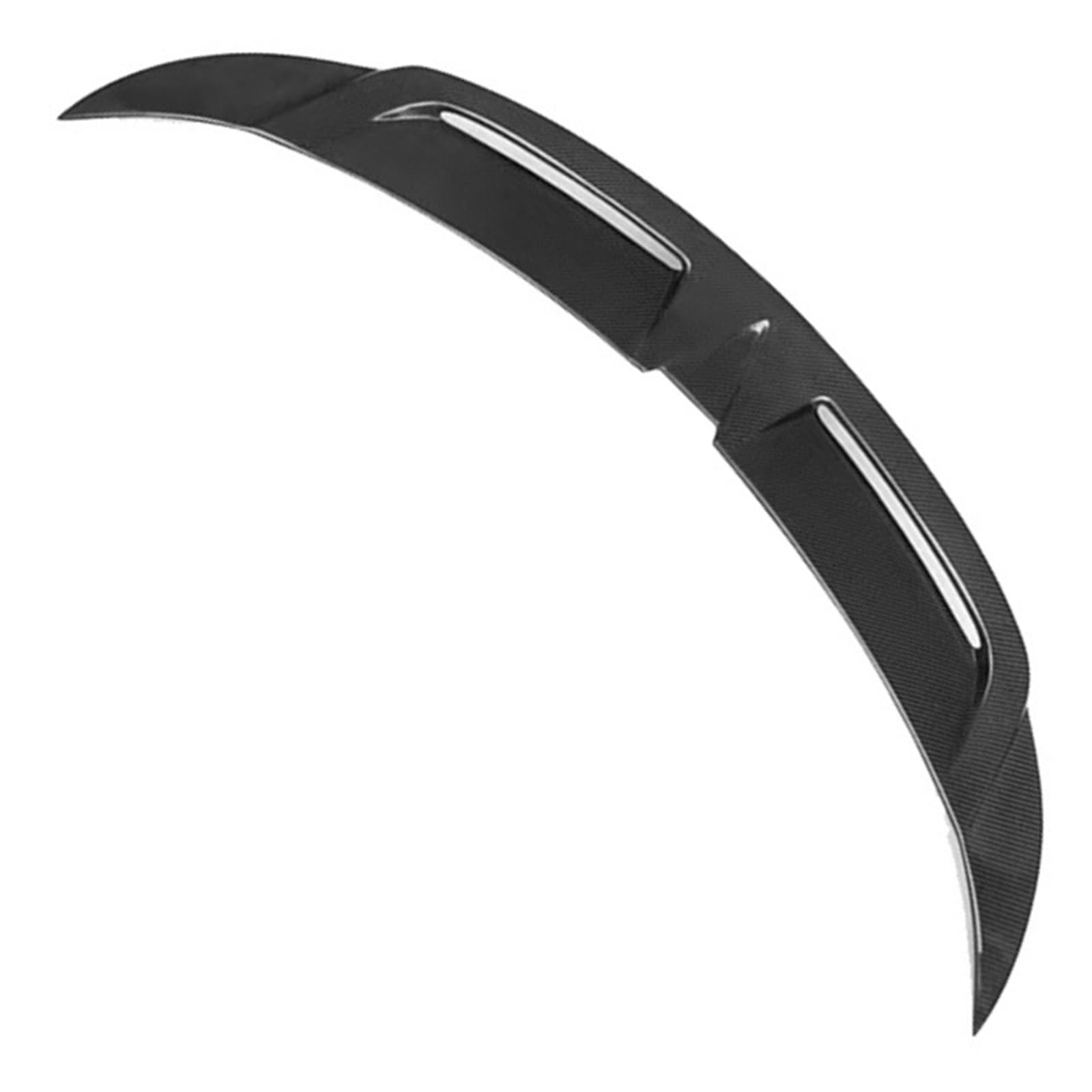 XJPZFC Spoiler kompatibel for Tesla Model Y 2021–2023, pneumatisches Heckflügel-Gurt-Montagewerkzeug, leichtes Design, einfach zu installierendes Bodykit-Zubehör(Matte Carbon Fiber) von XJPZFC