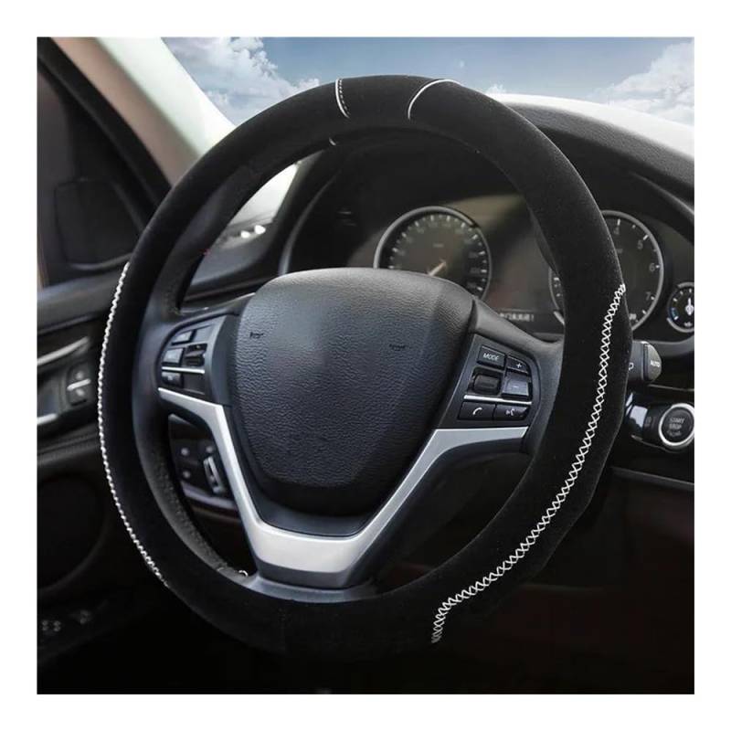 Auto-Lenkradbezüge 38cm Plüsch Lenkradbezug Plüsch Lenkradbezug Universal Im Winter Autoinnenraum Modifikationen(10) von XKCMGSI