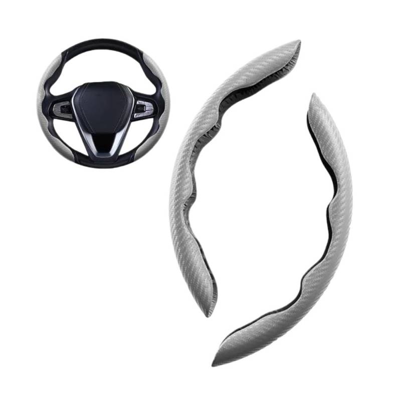 Auto-Lenkradbezüge Für A4 S4 B6 B7 B8 B9 Für Avant A3 8P 8Y 8V Carbon Faser Lenkrad Abdeckung S3 A5 A6 S6 C6 C7 C8 Q3 Q5 Q7 A8 R8 TT MK2 8J(5) von XKCMGSI