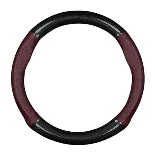 Auto-Lenkradbezüge Kein Geruch Dünne Lenkradabdeckung Aus Echtem Leder Carbon Für F150 3.5T LTD 2022 Für Raptor R F-22 2023 2021 2019 2017 2016(10) von XKCMGSI