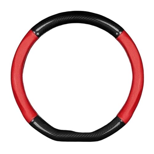Auto-Lenkradbezüge Kein Geruch Dünne Lenkradabdeckung Aus Echtem Leder Carbon Für F150 3.5T LTD 2022 Für Raptor R F-22 2023 2021 2019 2017 2016(11 Star Yellow) von XKCMGSI