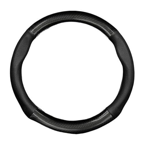 Auto-Lenkradbezüge Lenkradbezug Aus Echtem Leder Und Kohlefaser Für Tundra 2010 Für Crew Max 2007 2010 5.7 2011 SR5 TRD Pro 2014(A) von XKCMGSI