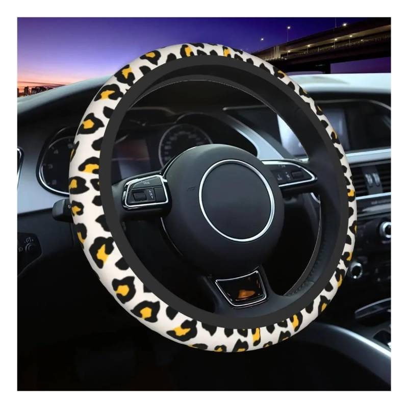 Auto-Lenkradbezüge Lenkradbezug Auto Lenkradschutz 15 Zoll(11 Star Yellow) von XKCMGSI