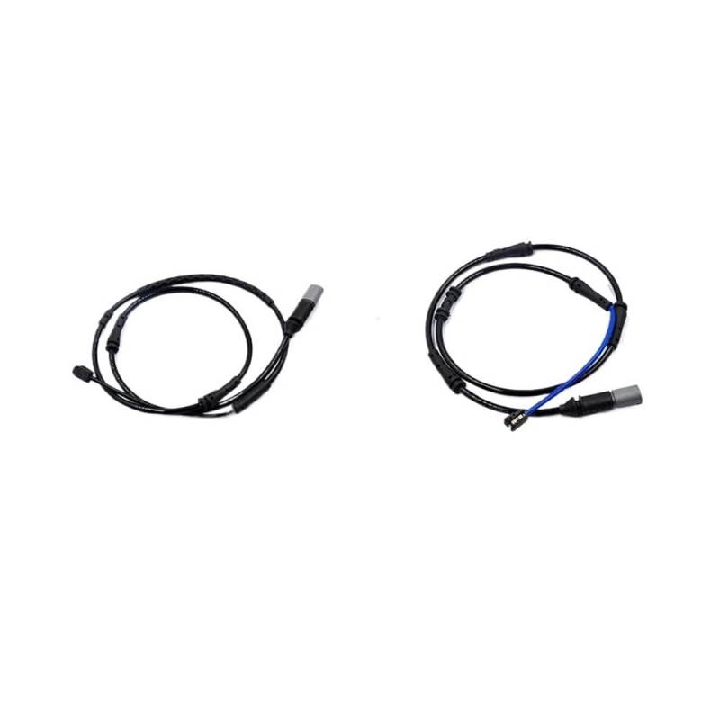 Kfz-Bremssensoren Vorderer Und Hinterer Bremsbelagverschleißsensor Für F10 F02 F07 F11 F12 F13 520i 525i 5-6-7 Serie OEM 34356791958 34356791962 Verschleißsensor(1 Pair) von XKCMGSI