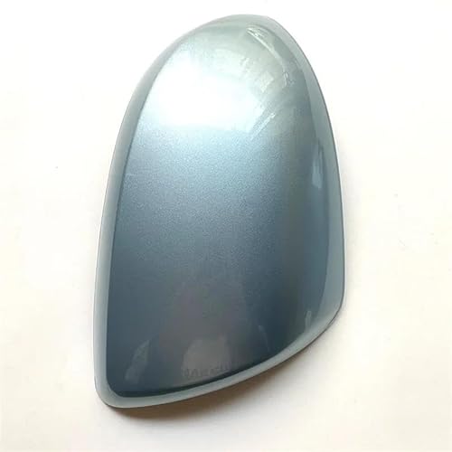 Seitenspiegelkappen Außenspiegelkappe Mit Lackierter Oberfläche Für Mazda 2 Für Mazda 3 2007 2008 2009 2010 2011 2012 2013 Auto Rückspiegelkappe(Ice Cool Blue Right) von XKCMGSI