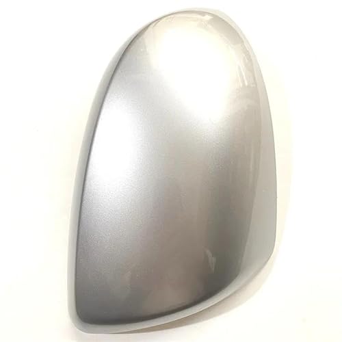 Seitenspiegelkappen Außenspiegelkappe Mit Lackierter Oberfläche Für Mazda 2 Für Mazda 3 2007 2008 2009 2010 2011 2012 2013 Auto Rückspiegelkappe(Starry Silver right) von XKCMGSI