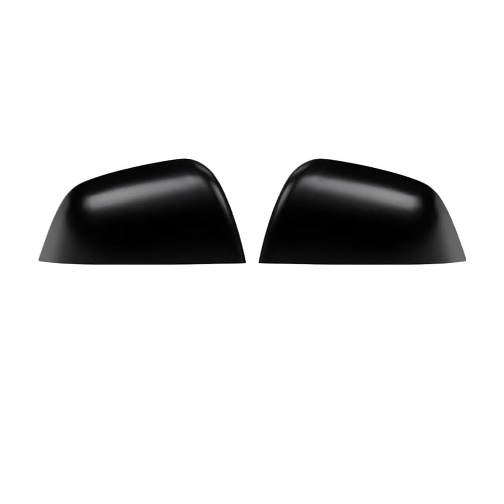 Seitenspiegelkappen Auto Exterior Zubehör ABS Seiten Rückspiegel Abdeckung Carbon Fiber Auto Paste Seite Tür Spiegel Abdeckung Für Modell 3 Y Auto Rückspiegelkappe(Blanc) von XKCMGSI