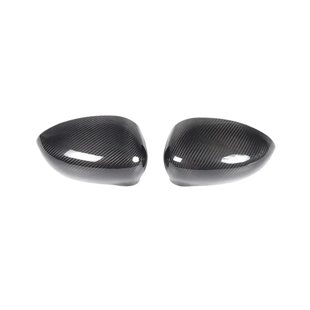 Seitenspiegelkappen Dry Carbon Auto Seitenspiegel Abdeckkappen Rückspiegel Shell Case Trim Für 500c Für Rande Für Punto 595 Für Abarth 695 2010-2024 Auto Rückspiegelkappe(Dry Carbon) von XKCMGSI